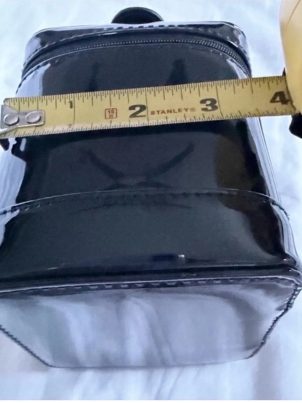Dior Men’s Black Patent Leather CD Vanity Case